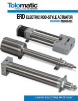 TOLOMATIC ERD ARCHIVE CATALOG [OBSOLETE] ERD ELECTRIC ROD-STYLE ACTUATOR